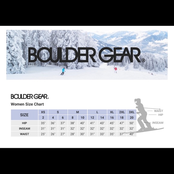 Boulder Gear size 8 skinny ski pant with stirrup - Picture 4 of 9